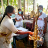 Distributing plants for gardens in conjunction with the 2022 Samurdhi National Cultivation Operation / Homagama (Kiriwatthuduwa North Division) (2022-09-10)